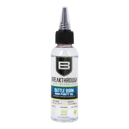 Breakthrough Clean Technologies Battle Born High-Purity Oil, 2oz Bottle, Clear BTO-2OZ